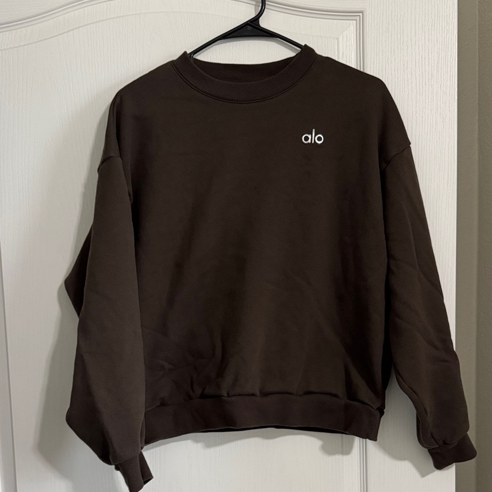 ALO Yoga Women's Dark Brown Sweatshirt